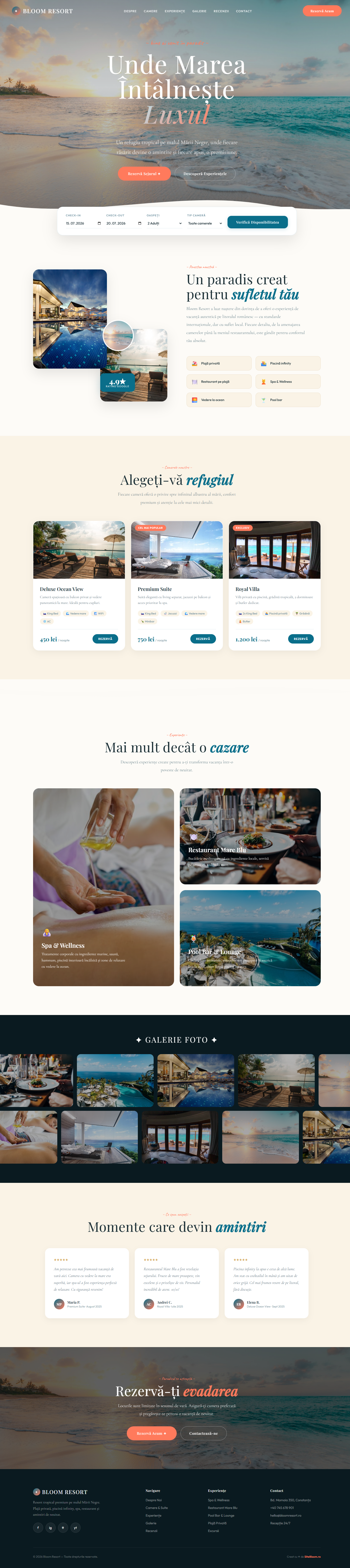 Bloom Resort Contact